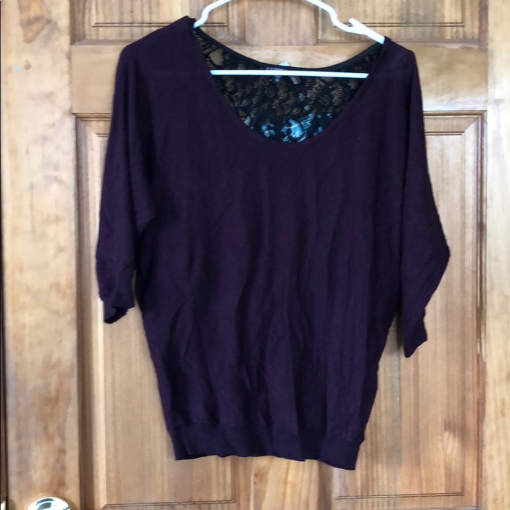 Express sweater quarter sleeve